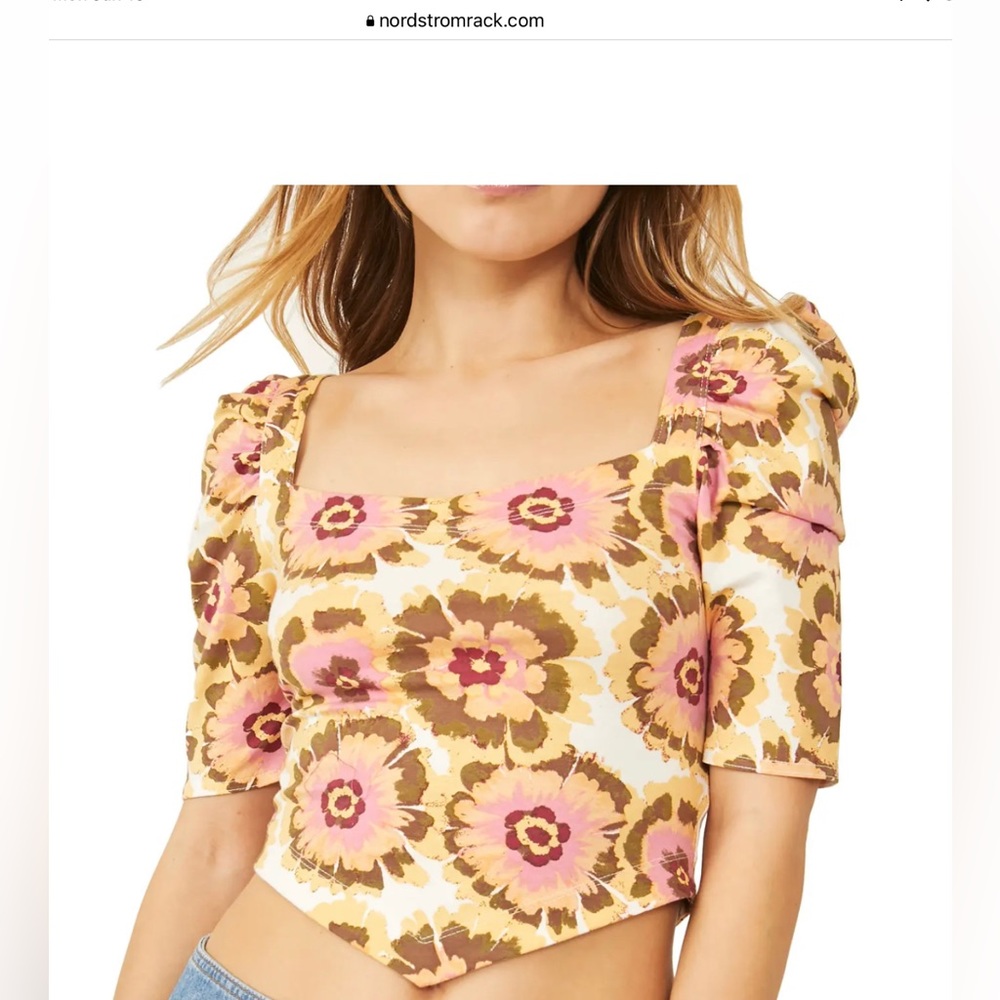 Free People Give Me More Crop Top Size Medium - Picture 2 of 5